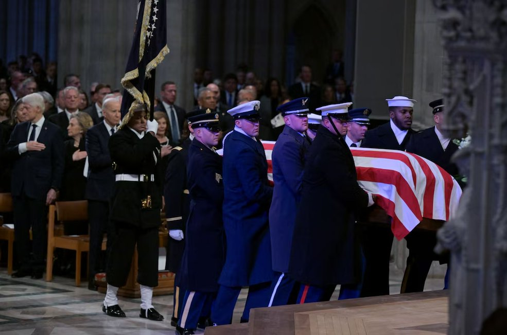 El Washington National Cathedral acoge el funeral de Estado del expresidente Jimmy Carter