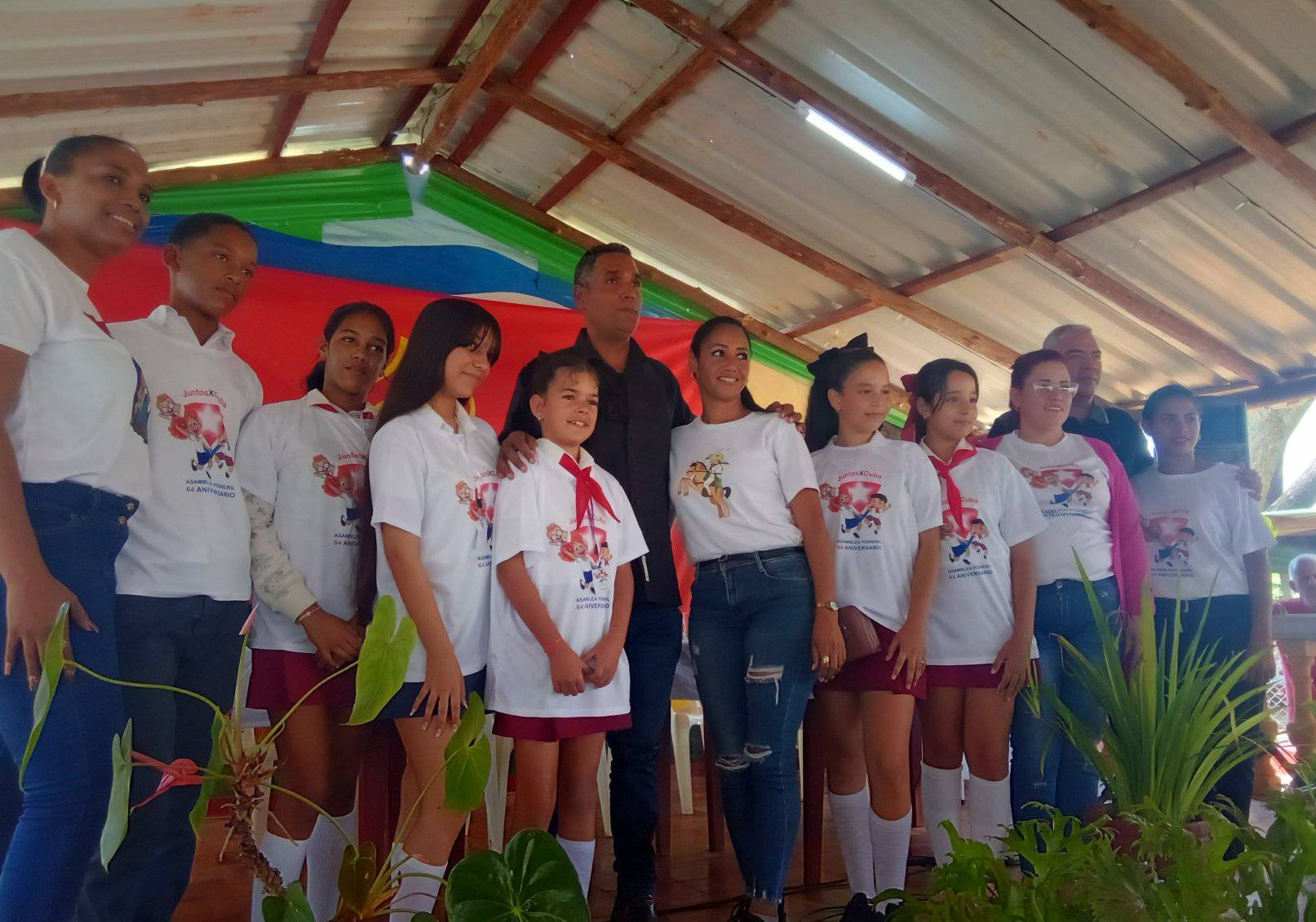 Asamblea 64 aniversario de la Organización de Pioneros José Martí en Alquízar.