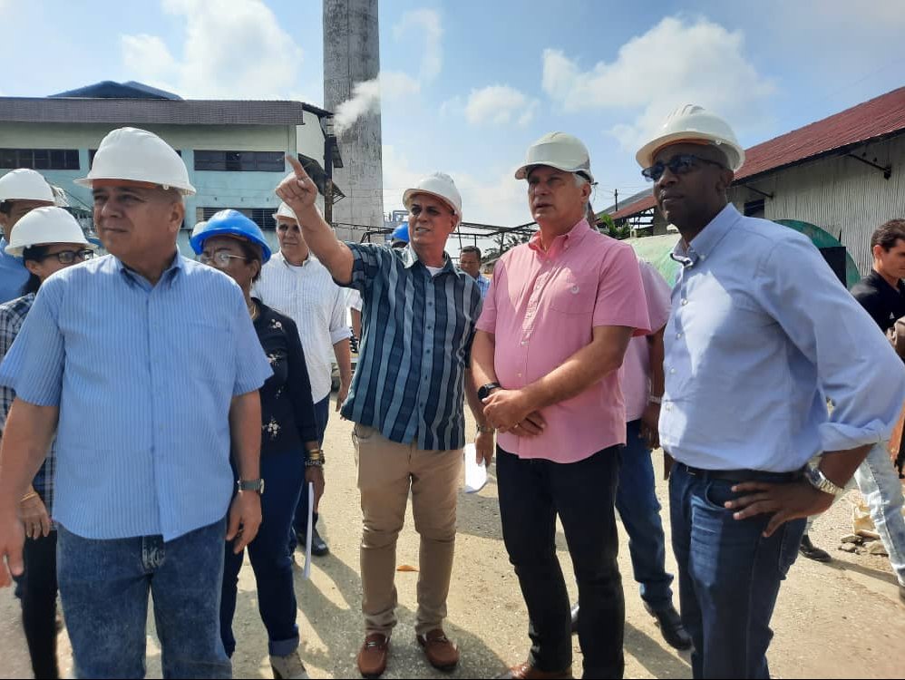 Visita de Miguel Díaz-Canel a Holguín