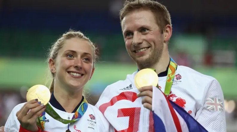 La pareja de oro, Laura Trott y Jason Kenny, en los Juegos Olímpicos de Río de Janeiro, en 2016