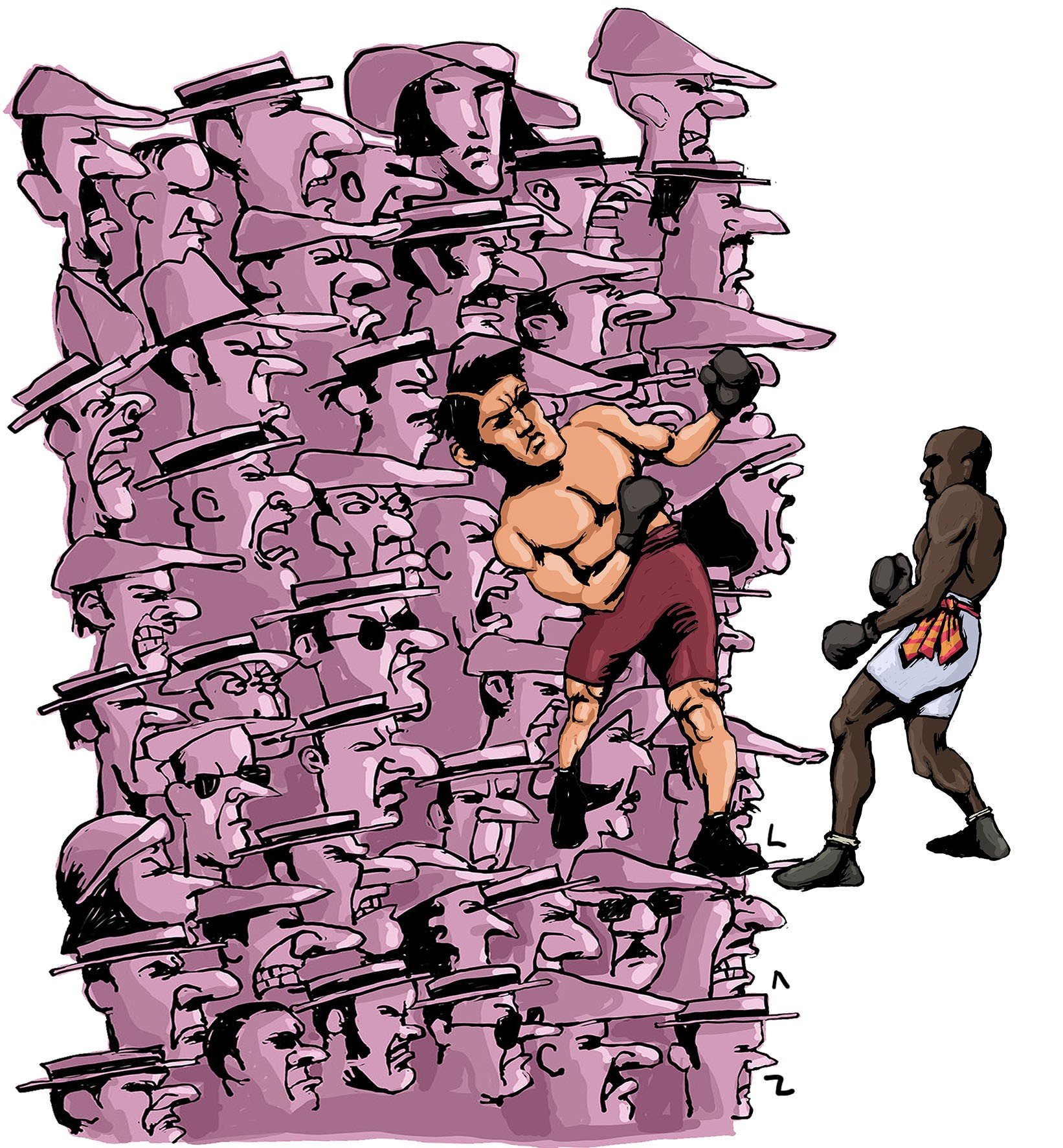 La pelea Johnson-Willard