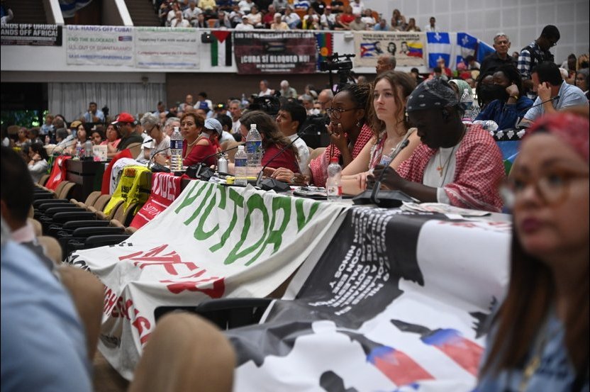 Encuentro Internacional de solidaridad con Cuba, el antiimperialismo y contra el resurgimiento del fascismo