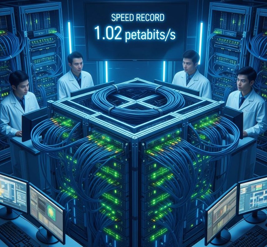 La marca lograda es 3,5 millones de veces más rápida que la velocidad promedio en Estados Unidos