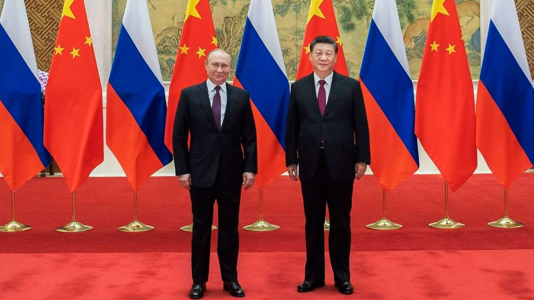 El mandatario de Rusia, Vladimir Putin, y su homólogo de China, Xi Jinping