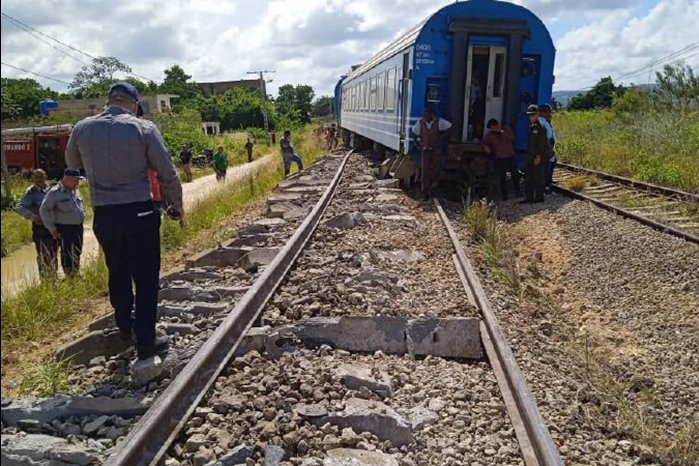 Descarrilamiento ferroviario en Matanzas
