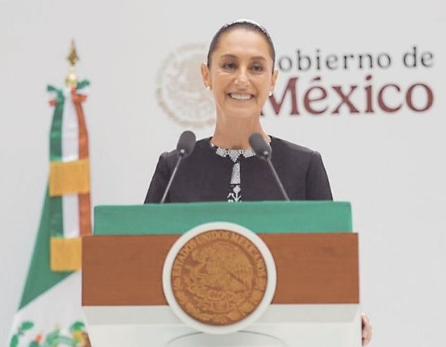 La presidenta Claudia Sheinbaum ha alcanzado altos niveles de aceptación ciudadana.