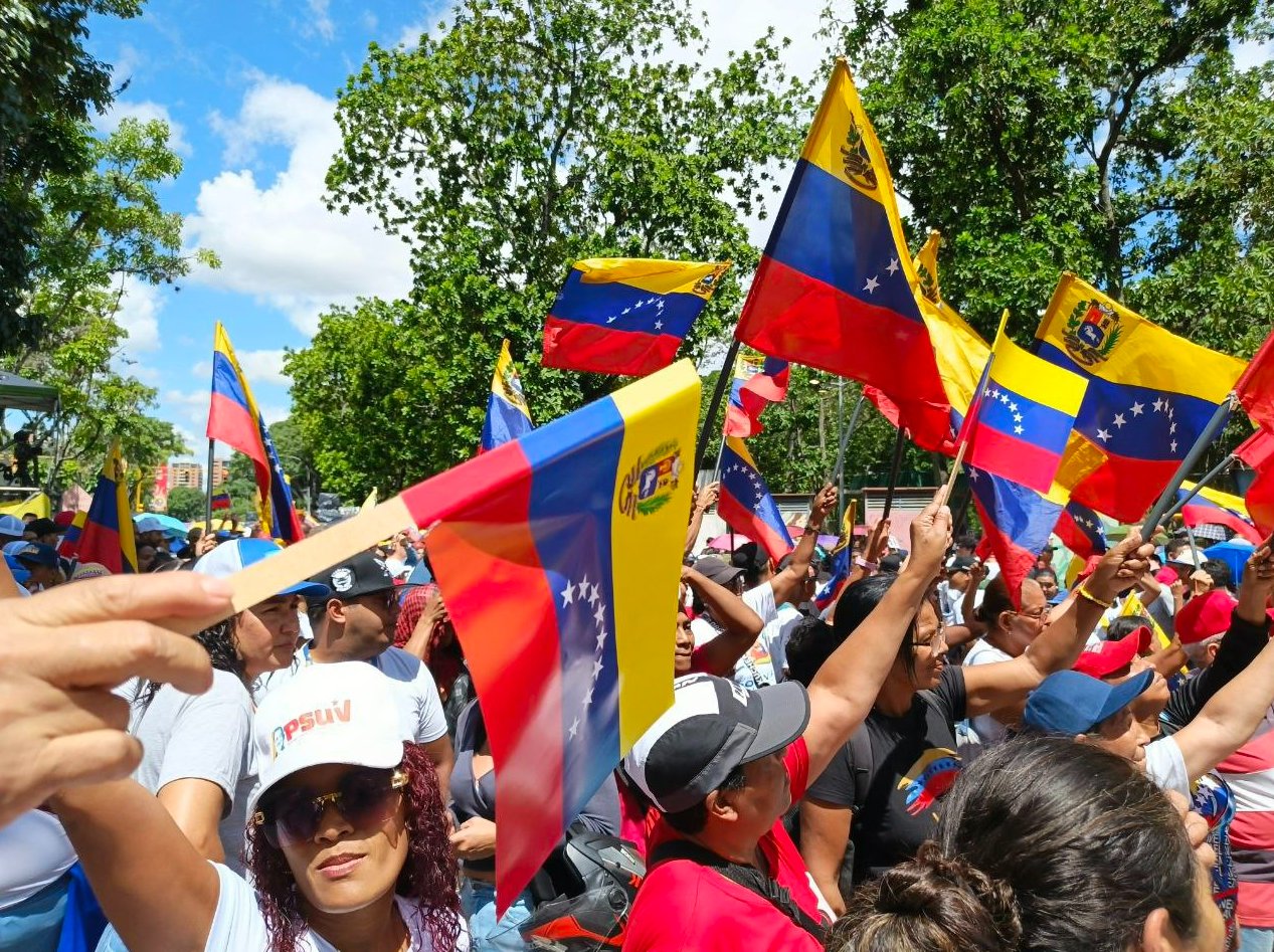 El pueblo venezolano ha manifestado su respaldo al gobierno constitucional bolivariano. Foto: MIPPCI