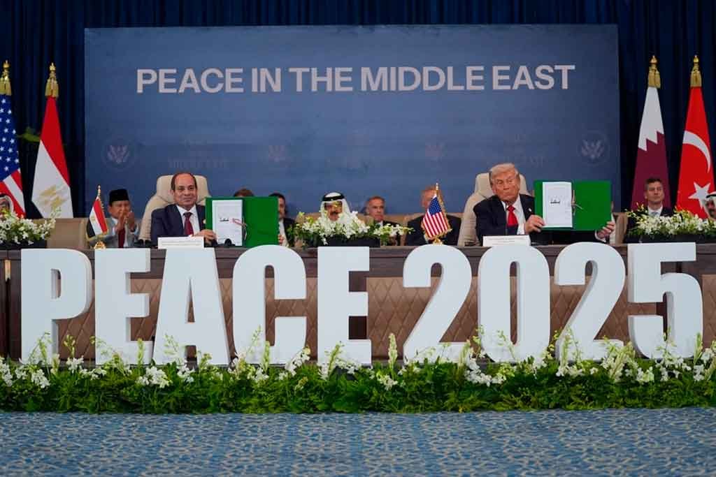 Egipto: Firman plan de paz para Gaza durante cumbre