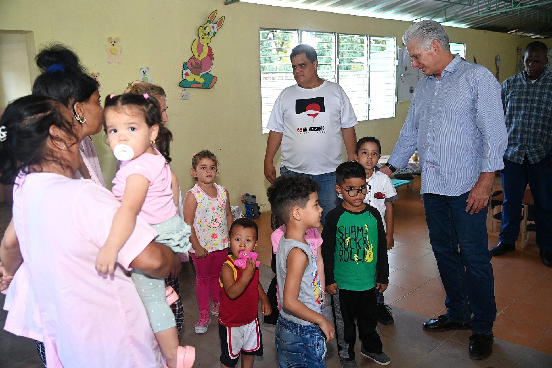 Recorrido de Miguel Díaz-Canel por Cienfuegos