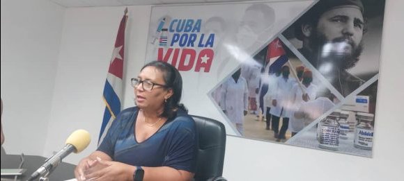 Viceministra de Salud Pública, Dra. Carilda Peña García
