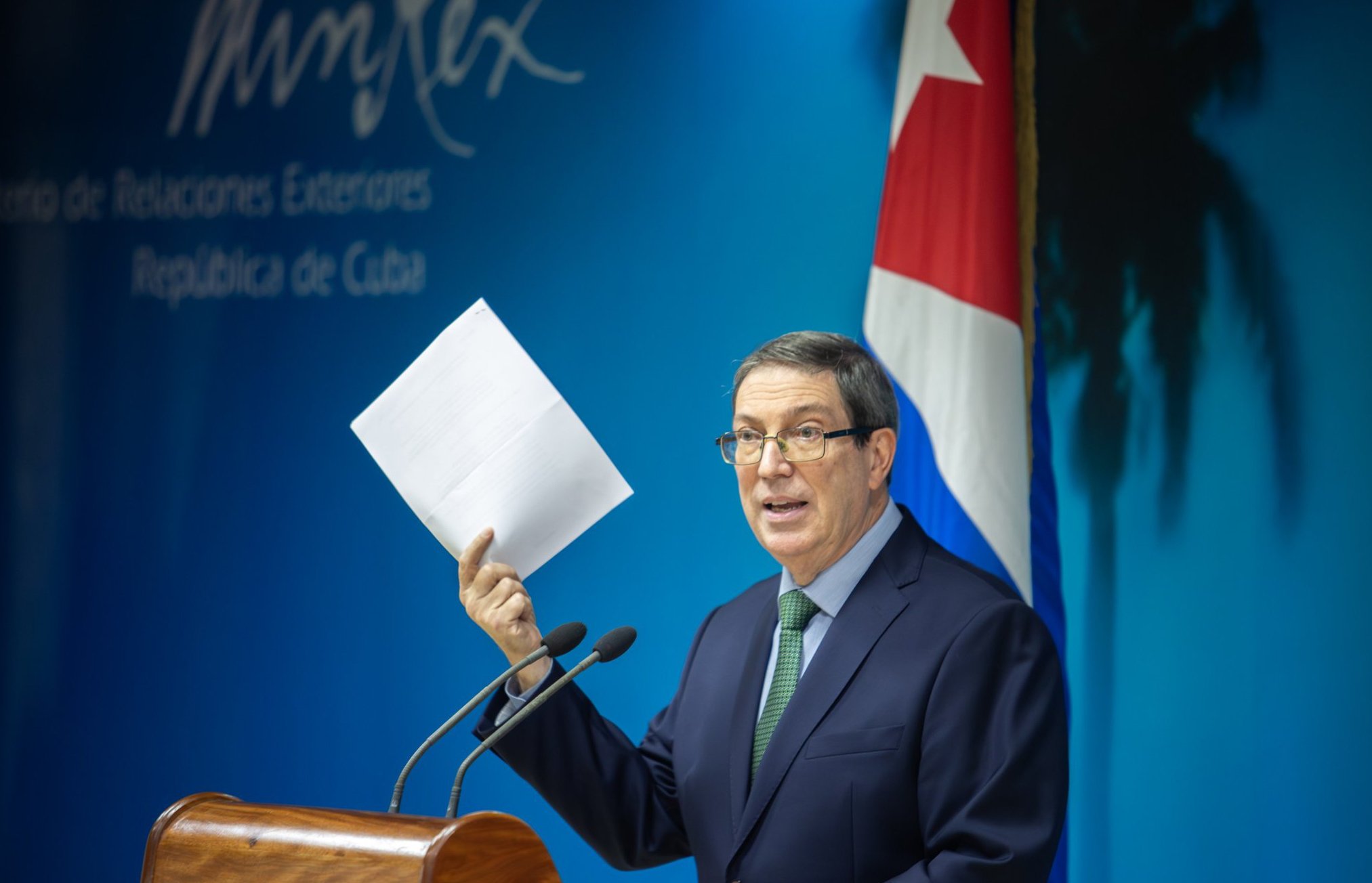 Canciller cubano, Bruno Rodríguez Parrilla