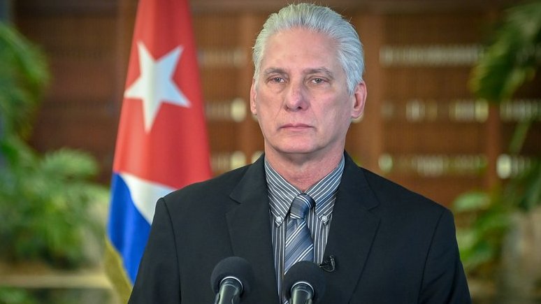 Presidente cubano Miguel Díaz-Canel Bermúdez