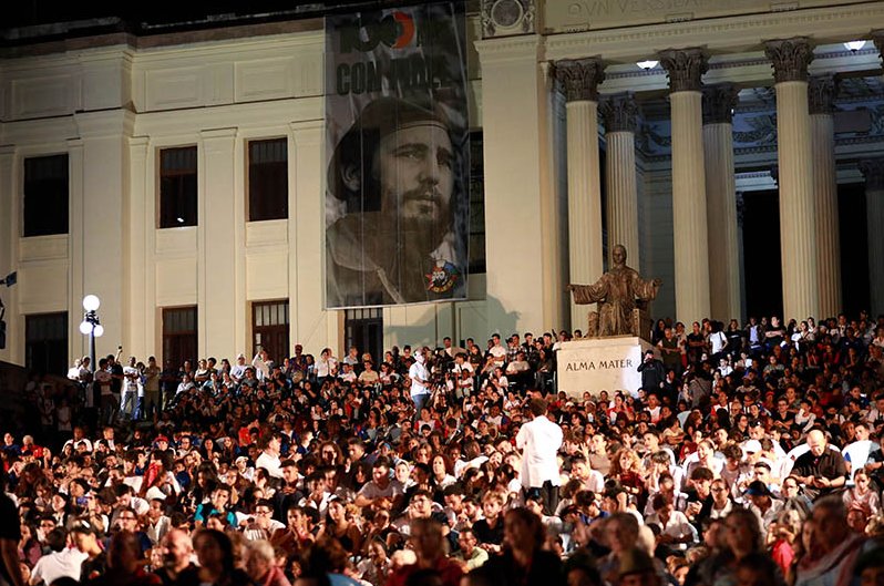 Ciertamente Fidel siempre estará aquí, caminando entre nosotros, inspirando esperanza.