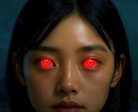 Los expertos descubrieron que las lentes de contacto infrarrojas funcionaban mejor con los ojos cerrados