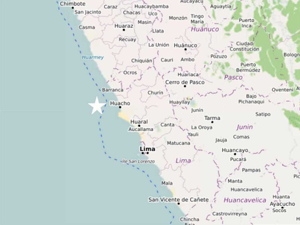 Sismo en Perú