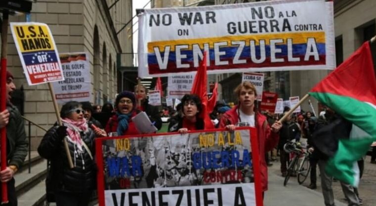 Las manifestaciones en apoyo a la nación latinoamericana tuvieron lugar en varios países y ciudades