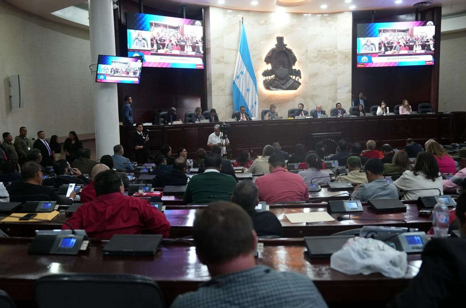 La propuesta fue avalada en una sesión del pleno legislativo. Foto: @Congreso_HND