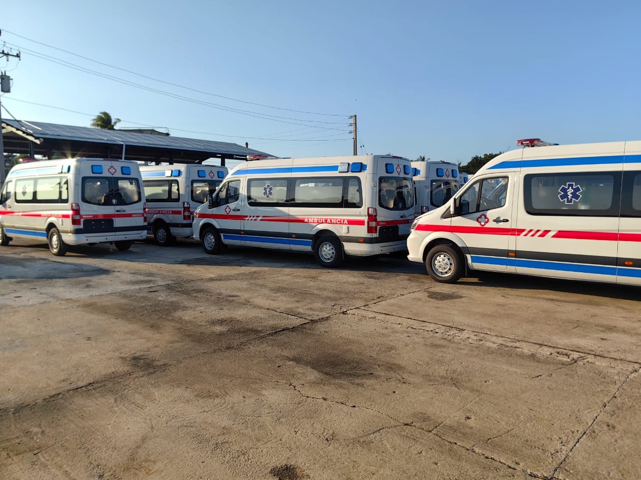 Nuevas ambulancias para el sistema de salud cubano