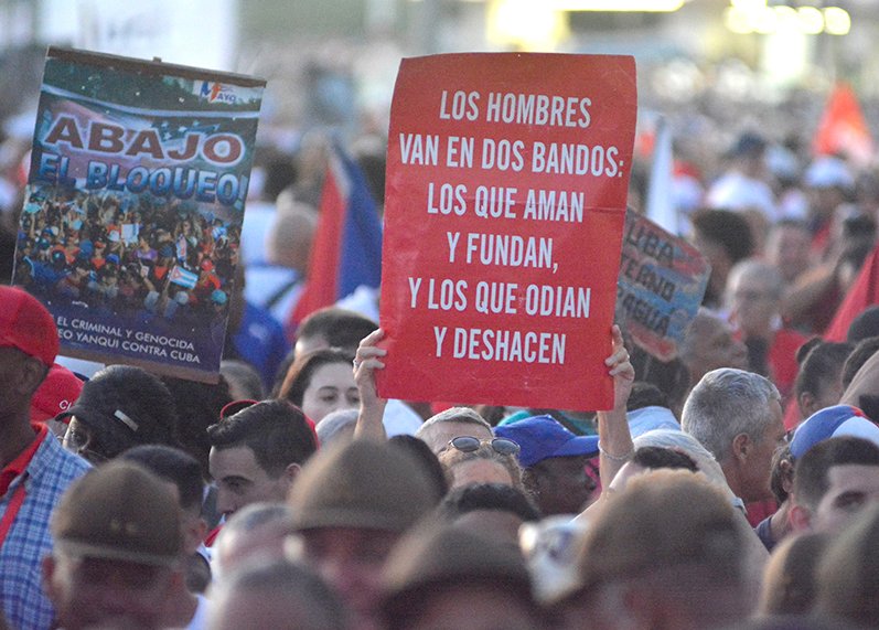 Cuba apuesta a las potencialidades de un país que sabe pelear y cree en la unidad.