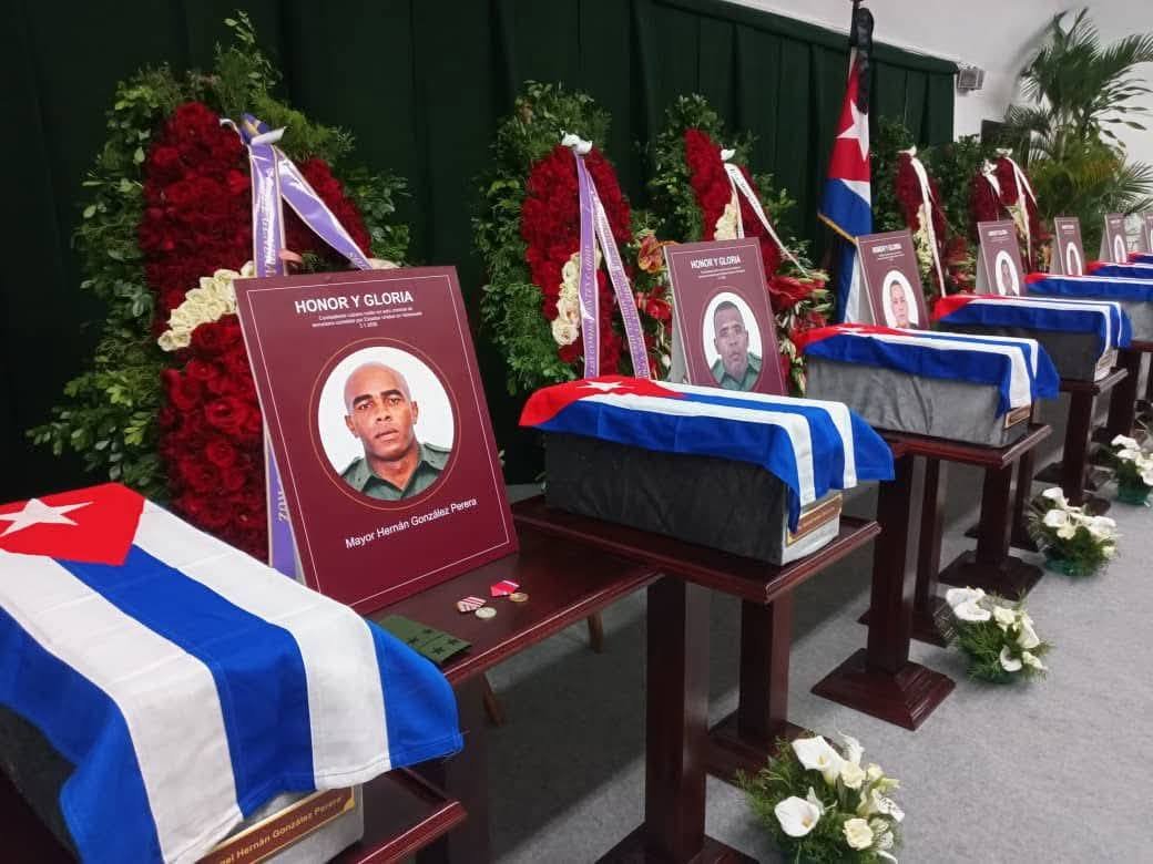 Homenaje en Santiago de Cuba a combatientes caídos en Venezuela