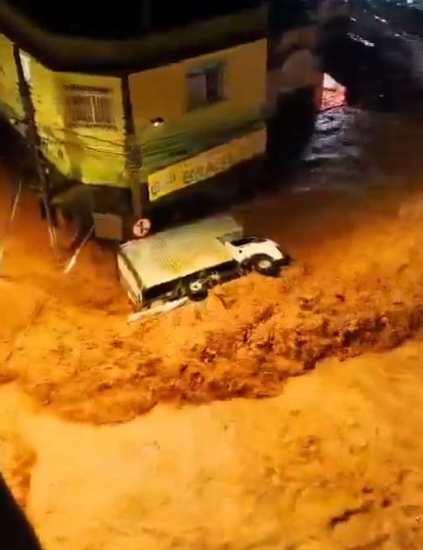 Fuertes lluvias en el sureste de Brasil