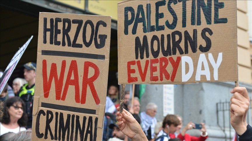 Protestas en Australia por visita del presidente israelí