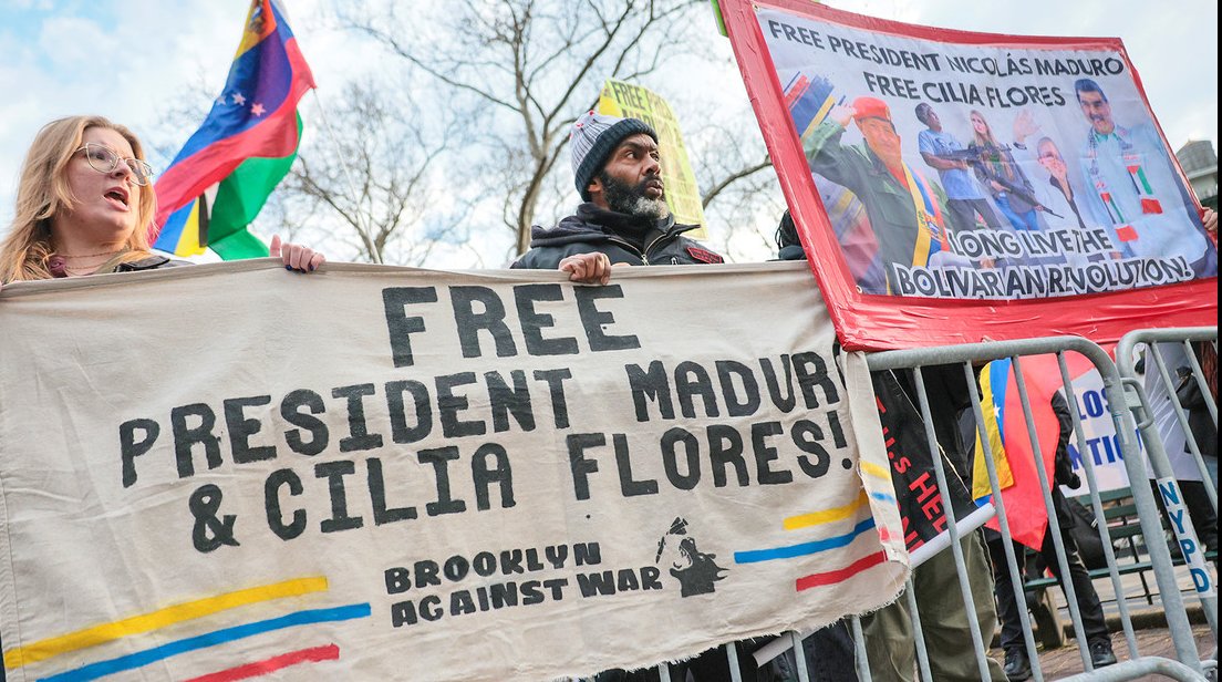 Movilizaciones en Venezuela y concentración de apoyo a Maduro ante su segunda audiencia en Nueva York