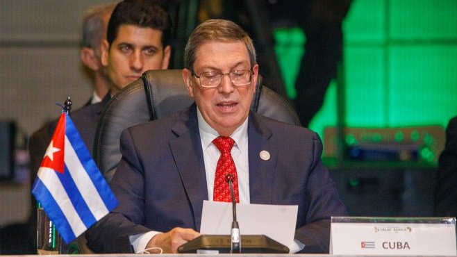 Canciller cubano Bruno Rodríguez Parrilla