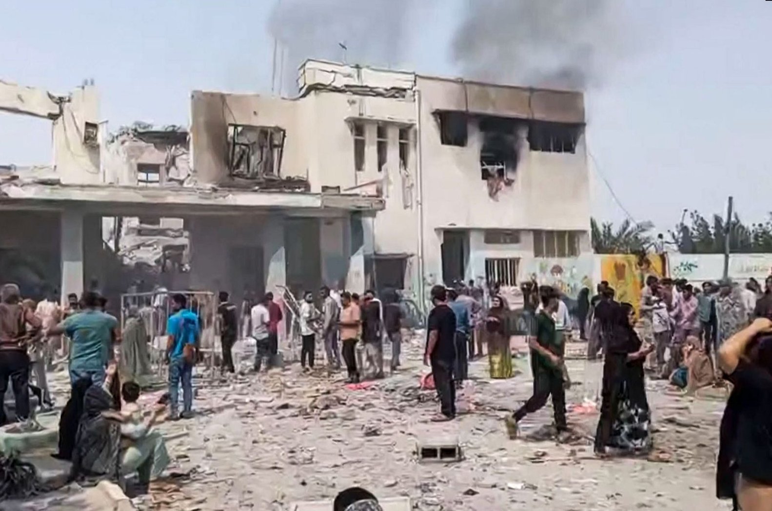 Imagen de la escuela de niñas iraníes bombardeada por Israel
