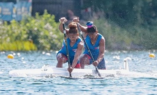 Canoístas cubanas Cirilo y López