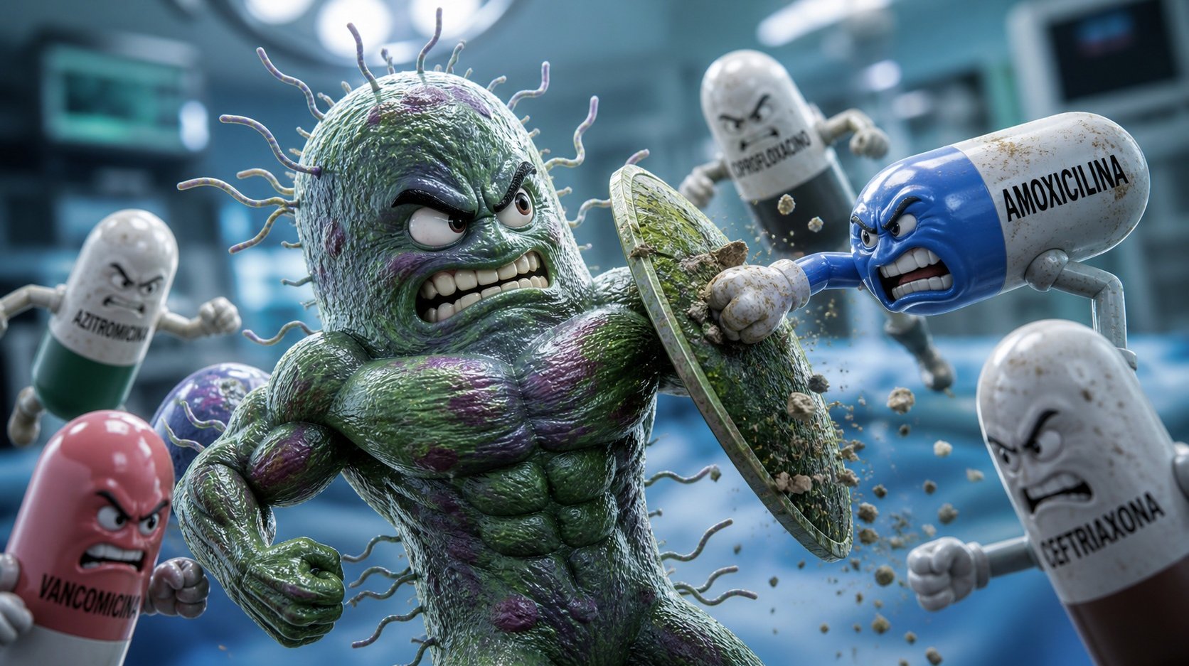 Bacterias resistentes a antibióticos