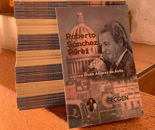 Portada del libro sobre el cantante Roberto Sánchez