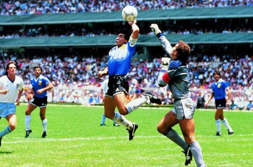 La mano de dios de Diego Armando Maradona contra Inglaterra pasó a la historia como uno de los goles más icónicos de todos los tiempos.