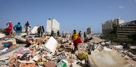La destrucción provocada por los terremotos es sobrecogedora.