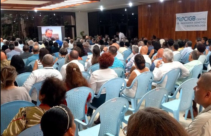 Acto por aniversario 40 del CIGB.