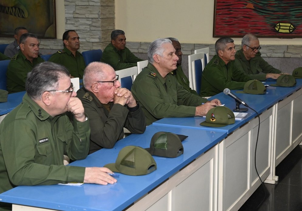 El Presidente del Consejo de Defensa Nacional, Miguel Díaz-Canel Bermúdez, visitó la Zona de Defensa Latinoamericano