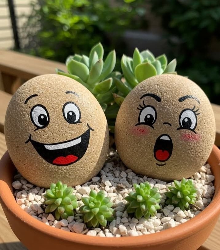 Las piedras tienen un potencial decorativo y humorístico que muy pocos se atreven a explorar. Y quienes lo descubren, difícilmente pueden volver a mirarlas de la misma manera.