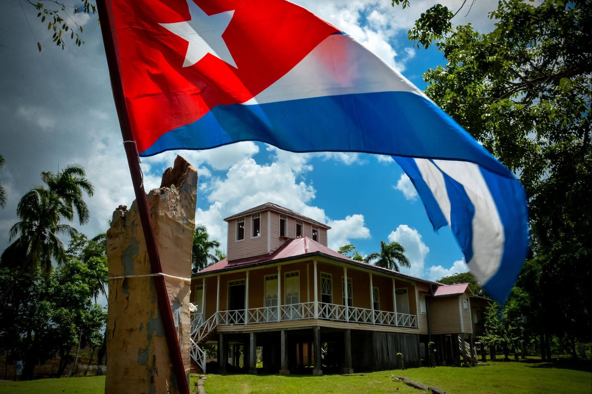 La casa natal del Comandante en Jefe Fidel Castro Ruz, en Birán, Holguín.