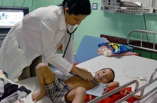 En la institución hospitalaria se atienden niños de todo el país.