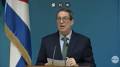 El canciller cubano, Bruno Rodríguez Parrilla