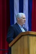 Miguel Díaz-Canel en la clausura del Séptimo Periodo Ordinario de Sesiones de la Asamblea Nacional del Poder Popular en su 10ma. Legislatura