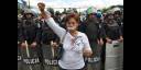 Frente Nacional contra el Golpe de Estado en una marcha en la capital hondureña
