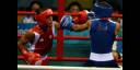 Boxeador Andry Laffita en un combate en Beijing 2008