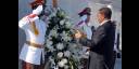 Presidente de Tanzania coloca ofrenda floral a José Martí