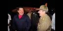 Raúl Castro recibe a Chávez en el Aeropuerto Internacional