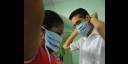 Médicos cubanos que asisten a enfermos de A (H1N1)