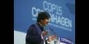 Presidente de Bolivia durante su intervención en la Cumbre Climática en Copenhague