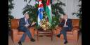 Sostiene Machado Ventura encuentro con Canciller Palestino