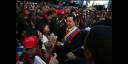 Chávez departió con la población