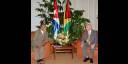 Machado Ventura recibe al Primer Ministro de Guyana